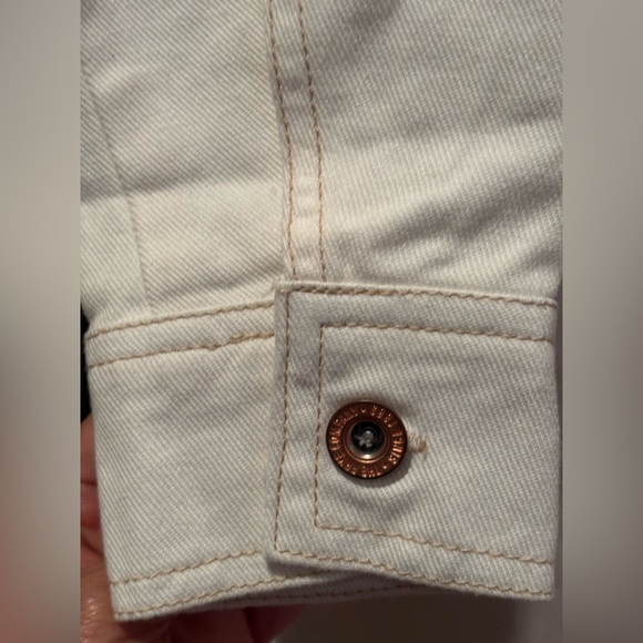 Frye Cream Demim Dress 100% Cotton - Picture 6 of 11